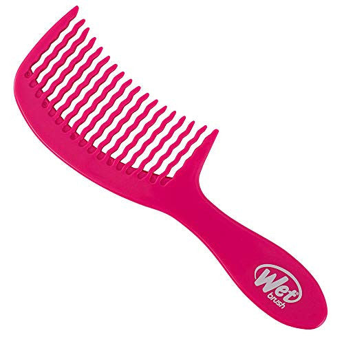 Wet Brush Hair Comb Detangler Wave Tooth Comb Design (Pink), Standard