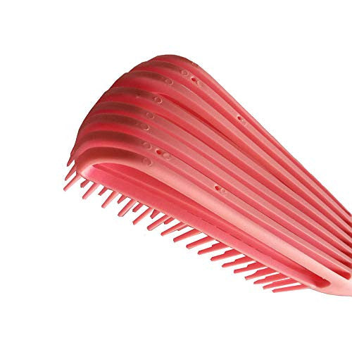 Detangling Brush for Black Natural Hair,Hair Detangler Brush for African American 3a/4b/4c Kinky Wavy,Curly,Coily,Thick Hair, Wet n Dry,Improve Hair Texture-Easy Clean (Pink with Small Handle)