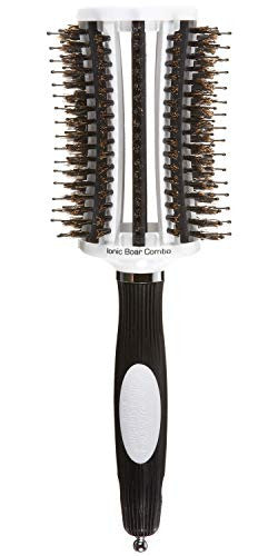 Olivia Garden ThermoActive Ionic Boar Combo Hair Brush, 3"