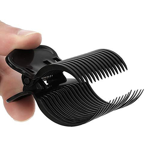 DaveandAthena 24 pièces pinces à rouleau chaud pinces à bigoudis pinces à rouleau de remplacement pour femmes filles coiffure section (noir)