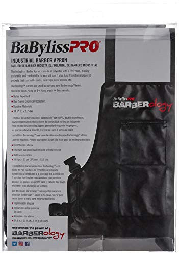 BaBylissPRO Barberology Apron, Black