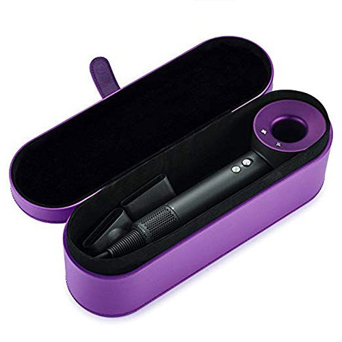 Dyson Supersonic Hair Dryer Case, PU Leather Flip Hard Box for Dyson Portable Storage Anti-scratch Cover Dustproof Pouch Sleeve