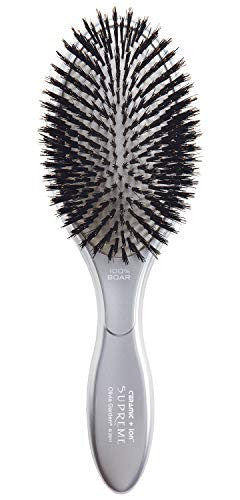 Olivia Garden Ceramic + Ion Supreme Paddle Hair Brush, Boar