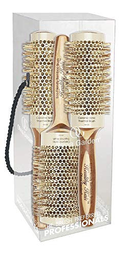 Olivia Garden Healthy Hair Bamboo Ionic Round Thermal Hair Brush, 1 3/4"