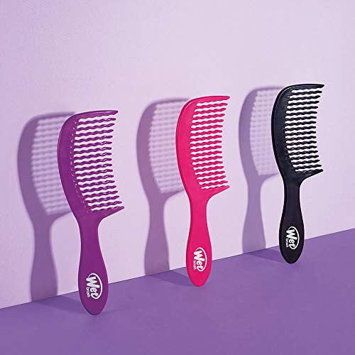 Wet Brush Hair Comb Detangler Wave Tooth Comb Design (Pink), Standard