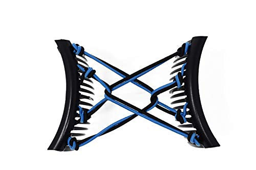 Original Magic Elastic Hair Comb for Fine Thin Hair - Put Your Hair Up in Seconds w/No Damage, Creases or Pain - UpDo, Ponytail, French Twist, Bun by HairZing (Turquoise & Black)