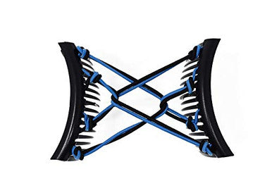 Peigne à cheveux élastique magique original pour cheveux fins et fins – Relevez vos cheveux en quelques secondes sans dommages, plis ou douleur – Chignon, queue de cheval, torsion française, chignon par HairZing (turquoise et noir)