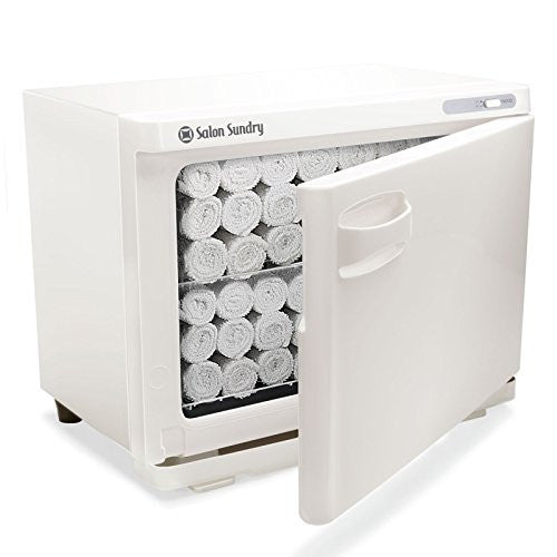 Salon Sundry Professional High Capacity Hot Towel Warmer Cabinet - Facial Spa and Salon Equipment - White