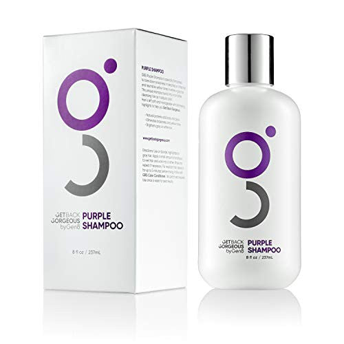 Purple Shampoo for Blonde Hair by GBG – Blonde Shampoo Instantly Eliminate Brassiness & Yellows - Brighten Blonde, Silver & Grey w/Celebrity Stylist Created Purple Toning Shampoo – 8oz