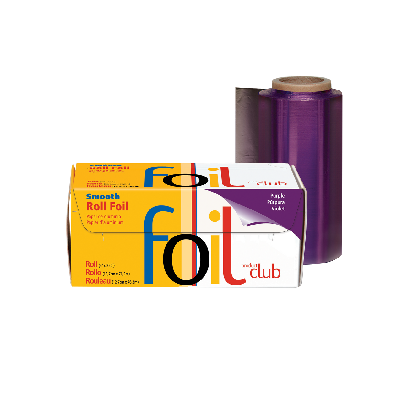 Product Club Smooth Foil Roll Purple 5 inch x 250 feet