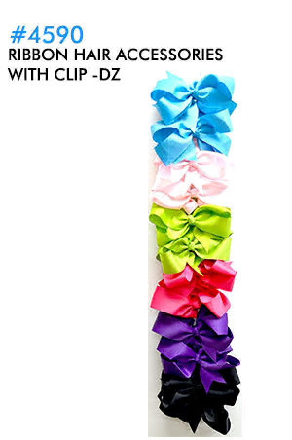 Ribbon Hair Accessories w/Clip 4590-dz