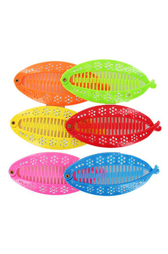 Magic Gold- 4678 Fish Comb with Stone -dz