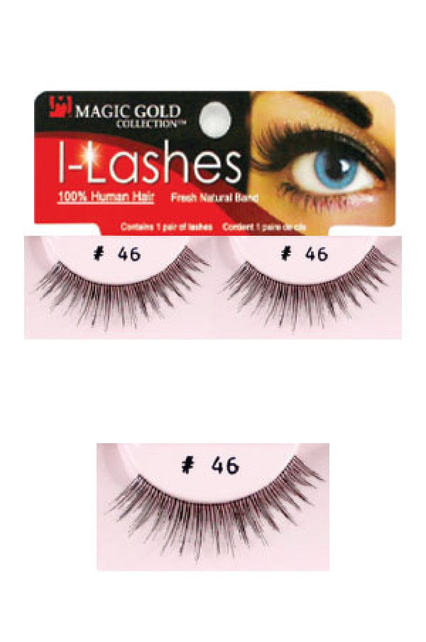 Magic Gold-46 I-lashes 100% Human Hair Fresh Natural Band