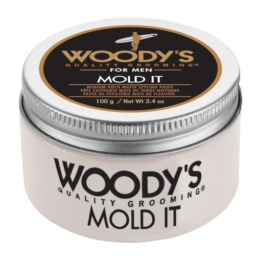 Woodys Mold It Matte Styling Paste 3.4 oz.