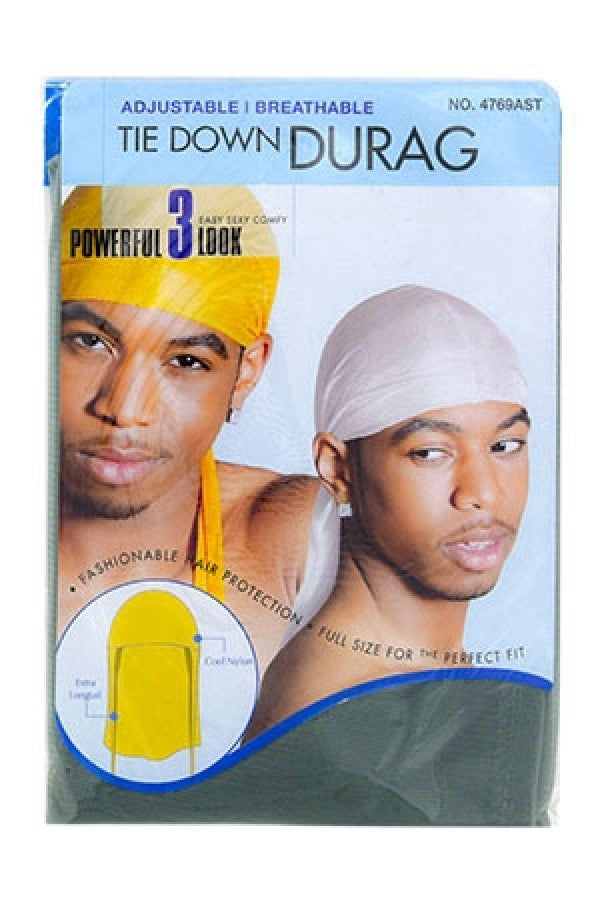 Magic Collection 4769 Tie Down Du Rag (AST )-dz