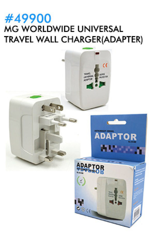 MG Worldwide Universal Travel Wall Charger(Adapter) 49900-pc