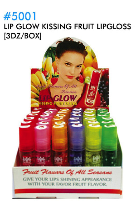 5001 Lip Glow Kissing Fruit Lipgloss (3dz/Box)