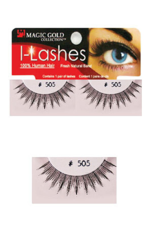 Magic Gold-505 I-lashes 100% Human Hair Fresh Natural Band