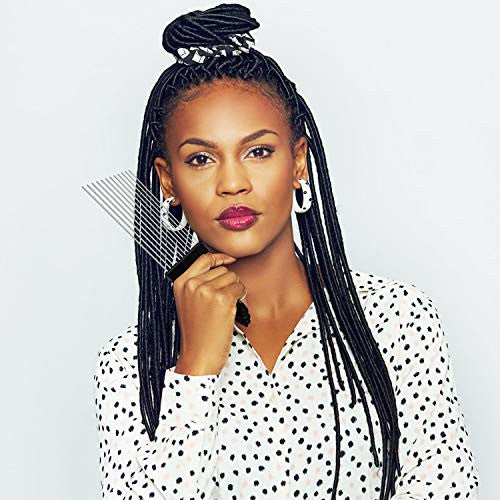Peigne Afro large en métal, 4 pièces, peigne démêlant pour perruque tressée, peigne de coiffure pour femmes et hommes, outils de coiffure