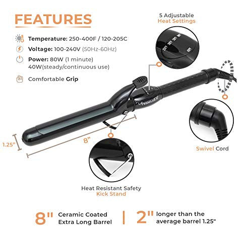 How to use 2024 1 inch curling iron