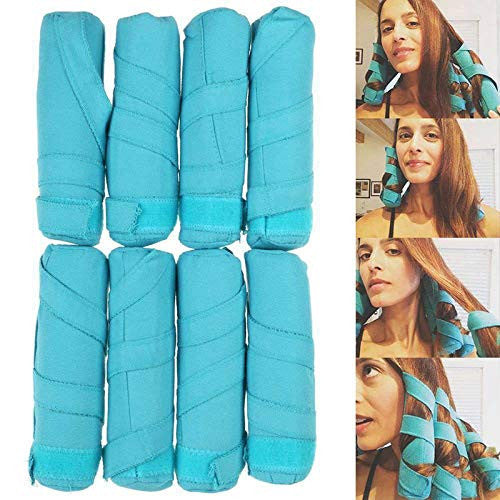 Girls' Sleep Styler, Nighttime Hair Rollers DIY Hair Styling Curlers Hair Curling Tool for Long Thick or Curly Hair