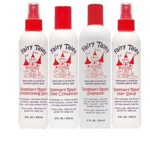 Fairy Tales Rosemary Repel Combo -Fairy Tales Combo Pack (1) Rosemary Repel Shampoo - 12 oz, (1) Conditioner - 8 oz, (1) Conditioning Spray - 8 oz, and (1) Hair Spray - 8 oz