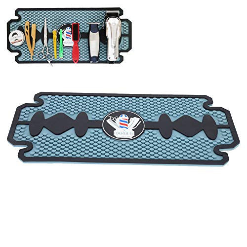 Heat-Resistant Styling Station Mat, PU Non-Slip Hairdressing Tools Pad Cushion Barber Shop Hair Salon Accessory(1#)