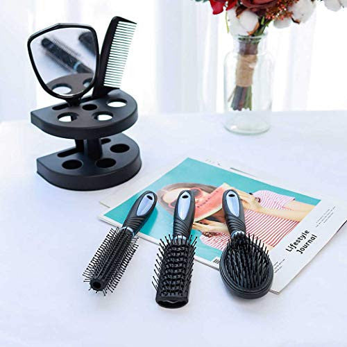 Zoestar 5Pcs Hair Brush and Comb Set for Women and Men