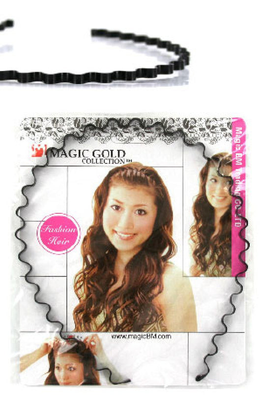 Magic Gold-5165 Metal Hair Band (Black) -dz