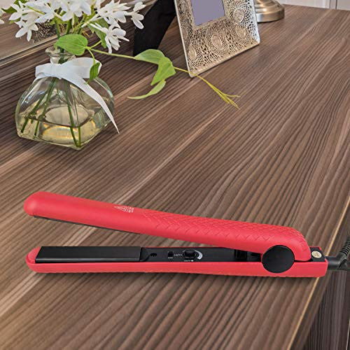Giantex Fer à lisser en céramique tourmaline, fer plat ionique antistatique, larges plaques en céramique, chaleur thermostatique automatique, fer à lisser pour la maison et les voyages