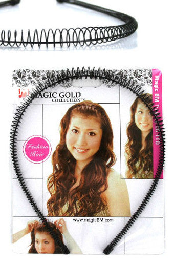 Magic Gold-5170 Metal Hair Band (Black) -dz