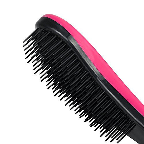 Hair Detangler Brush, ELFINA Glide Thru Detangling Brush, Tangle Teezer Brush, Best Detangling Brush for Girls and Women, Used in Wet and Dry Hair, Pink