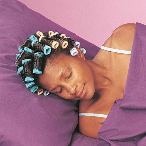 Olivia Garden Nite Curl Self-Gripping Curlers, Blue, 6 Count