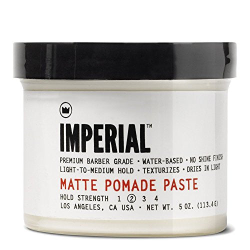 Imperial Barber Grade Products Matte Pomade Paste, 5 oz