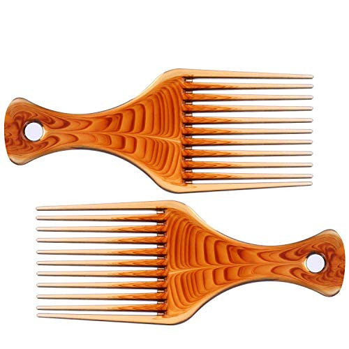 4 Pcs Afro Pick Pik Comb African American Hair Brush Plastic Hair Coloring Combs Hairdressing Styling Tool Tbestmax