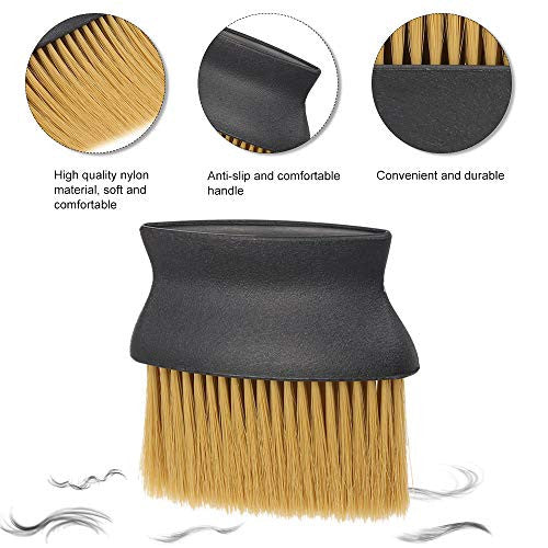 Lebeaut Soft Hair Cutting Face Neck Duster Brush for Hairdressing Hair Stylist Professional Salon Barber Cleaning Brush Tool