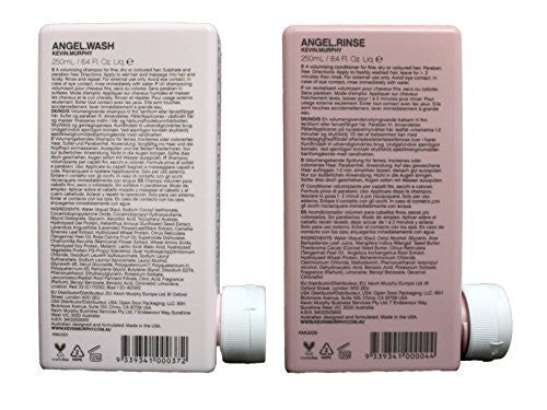 Kevin Murphy Angel Wash and Rinse combo set 250 ml/8.45 Fl Oz Liq. each