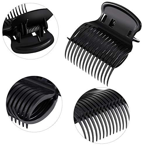 Pinces à rouleaux chauds pour bigoudis, pinces à griffes, bigoudis en plastique pour bigoudis de petite, moyenne, grande et grande taille (24 paquets, Style B)