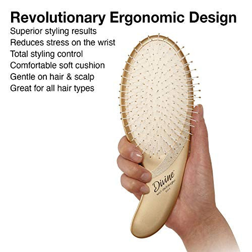 Olivia Garden Divine Revolutionary Ergonomic Design Hair Brush-1645505762