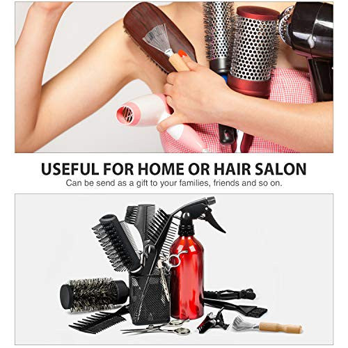 4 Packs Comb Cleaner Hair Brush Cleaning Tool Hair Brushes Cleaner Tool Hair Brush Cleaner Comb Mini Hair Dirt Remover Brush with Metal Wire Rake Wooden Handle for Home and Salon Use