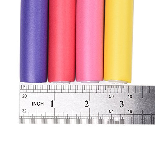 Twist-Flex Hair Curler Roller Set, Twist Flexi Curling Rods Twist Flexi Rod Rollers Twist Flexi Curling Rods Twist Flex Rods Hairstyles Twist Flex Rods For Hair 1Pack 1.8CM