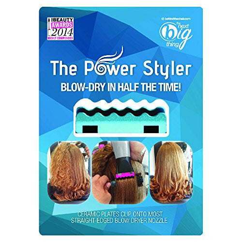 The Power Styler - Blow Hair Dryer Attachment (Turquoise)