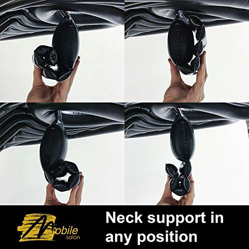 Mobile Salon - Portable Inflatable Rinse Basin for Washing and Cutting Hair at Home and in Bed without a Salon Chair