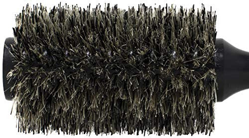 Spornette Touche Boar Bristle Round Brush 2 3/4 inch #130 Soft Boar Bristle Brush Foam Handle For Blowouts, Smoothing, Waving, Root Lift & Bounce to Medium Hair Lengths & All Hair Types