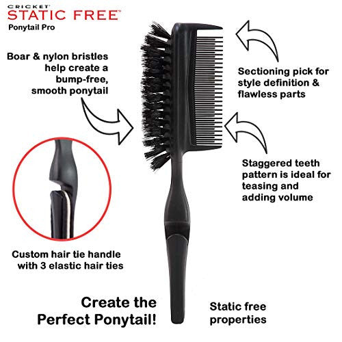 Queue de cheval Pro sans électricité statique