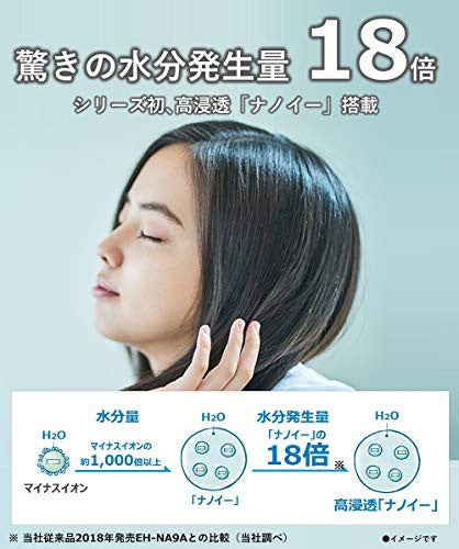 Panasonic Hair Dryer Nano Care High Permeation rouge pink EH-NA0B