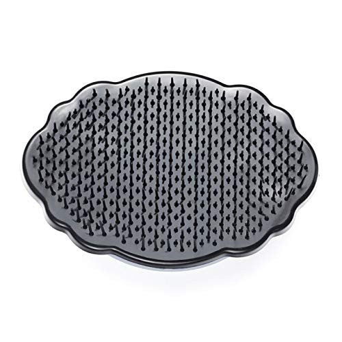 Knot Genie Supreme Detangling Hair Brush for Kids (Pop of Pink) | Perfect Detangling Brush for Curly Hair, Gently Separate Tangles, Leaves Hair Smooth and Shiny | The Pain Free Knot Detangler