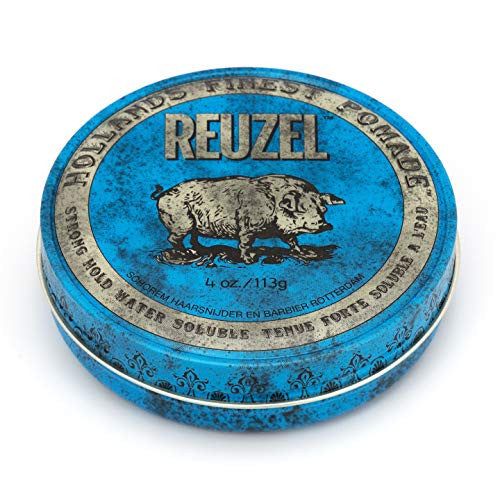 REUZEL INC Blue Pomade, Strong Hold, Water Soluble, 4 oz