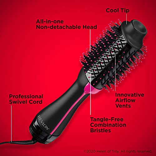 Revlon One-Step Hair Dryer & Volumizer Hot Air buy Brush, Red Blow Dryer