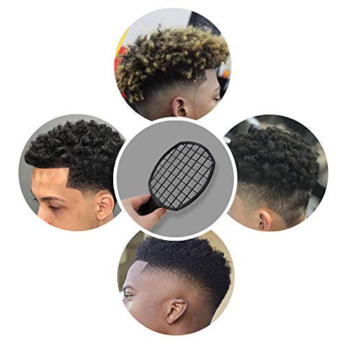 Magic Twist Hair Coils Comb Tool, Afro Pick Hair Curl Sponge Brush (Black)